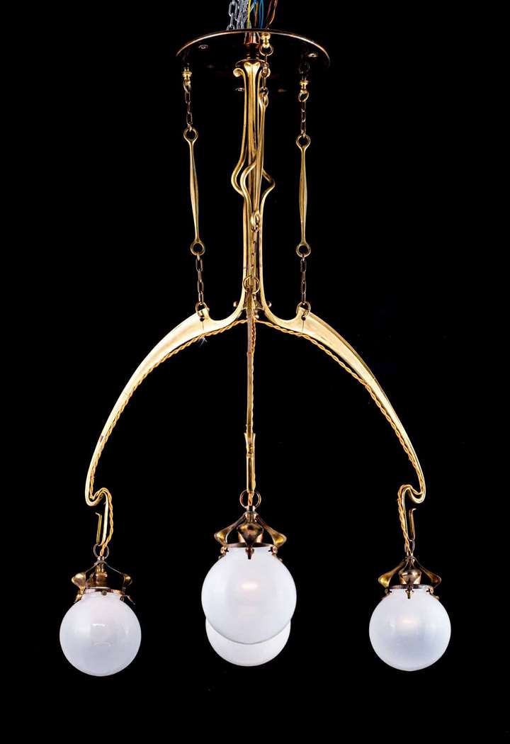 FOUR-BULB CHANDELIER